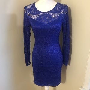 💙Lace Open Back Cocktail Dress💙